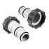 Adaptér Lebula pro bazénovou hadici pro bazény Intex. Bestway univerzální 32/38mm (sada 2 kusy)