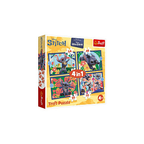 Puzzle 4v1 Lilo&Stitch Dovolená na Havaji 28,5x20,5cm v krabici 28x28x6cm Puzzle 4v1 Lilo&Stitch Dovolená na Havaji 28,5x20,5cm v krabici 28x28x6cm