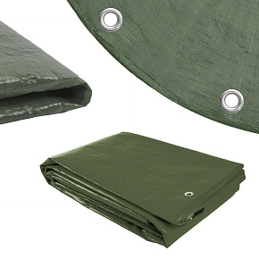 Plachta kulatá Procraft GT4120g/m2 nepromokavá s oky 4 m zelená Plachta kulatá Procraft GT4120g/m2 nepromokavá s oky 4 m zelená