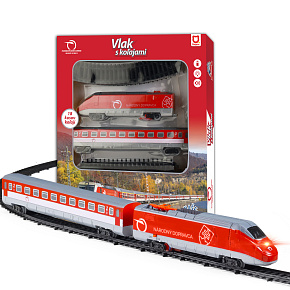 Vlak - Železniční Společnost Slovensko se světlem a zvukem