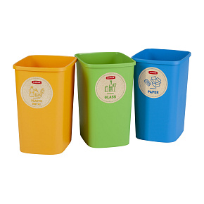 Set košů na tříděný odpad 3x9L Set košů na tříděný odpad 3x9L