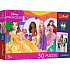 Puzzle Premium Plus Kids - Disney Princess 27x20cm + plakát 30 dílků v krabičce 21x14x4cm