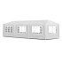 Garden commercial pavilion tent, 3x9 m, 8 walls, white, MultiGarden