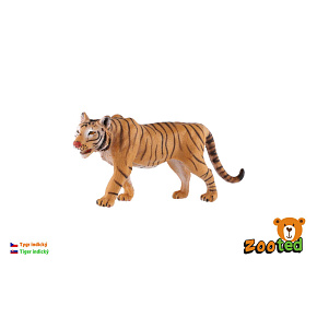 Tygr indický zooted plast 13,5cm Tygr indický zooted plast 13,5cm