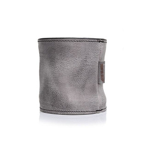 Scotts Bluf Kožený květináč Šedý 31 - L