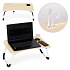 Folding Laptop Stand Tray 60x40 cm with Lamp and Fan ModernHome